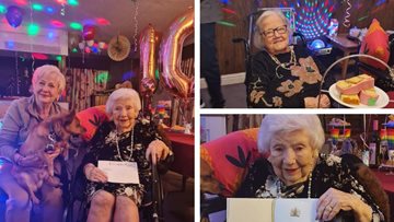 Centurion Brenda Enjoys 100th Birthday at Local Care Home